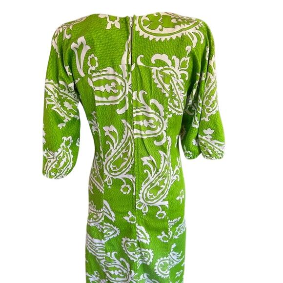 Vintage 1960s Toriki Hawaii Green Maxi Dress Women’s M-L - Picture 5 of 8
